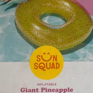 Inflatable pineapple float